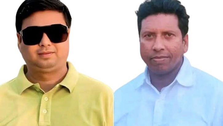 ধুনট উপজেলা যুবদলের সভাপতি মোহাম্মদ আলী জন  সম্পাদক জাহিদুল ইসলাম মধু